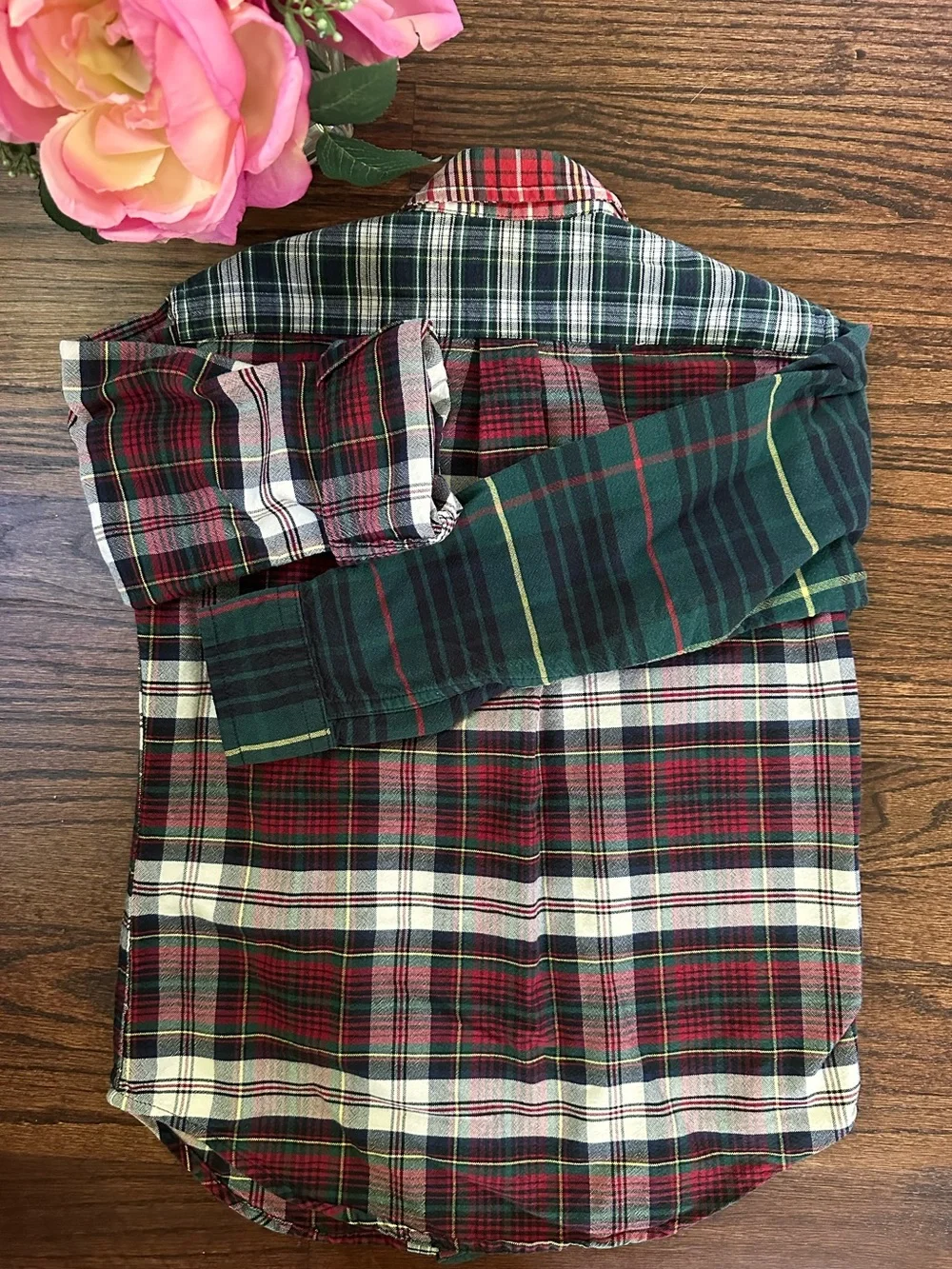 Ralph Lauren plaid Oxford shirt, size 7